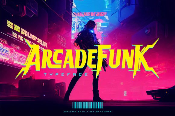Arcade Funk Typeface: A Modern Display Font for Bold Branding