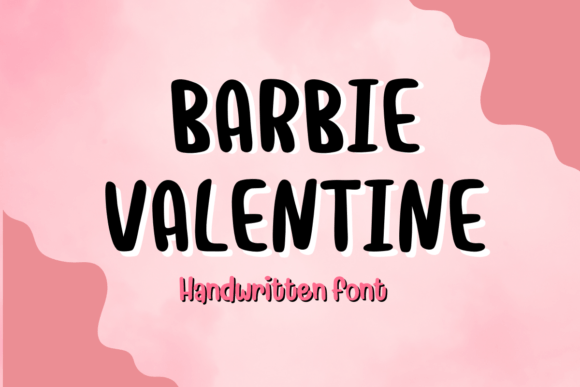 Barbie Valentine: A Handwritten Font for Editorial Design