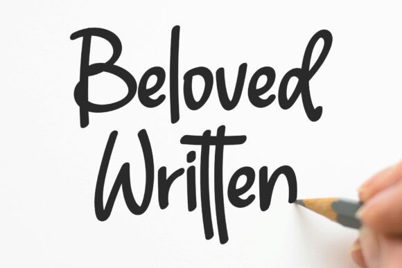 Beloved Written: A Simple Handwritten Font for Crafters