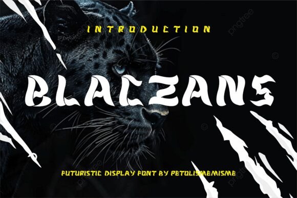 Blaczan: The Futuristic Display Typeface for Modern Editorial Design