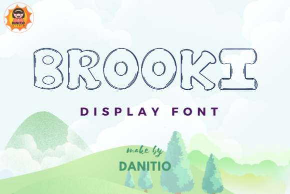 Brooki: The Cute Display Font for Engaging Web Design