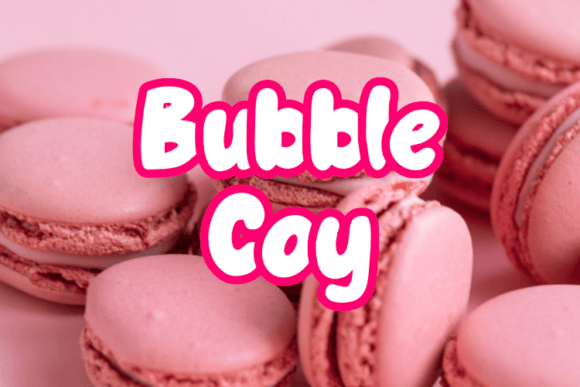 Bubble Coy: The Perfect Display Font for Your Brand Identity