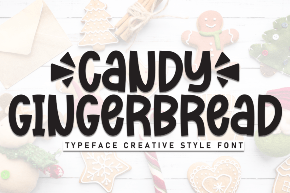 Candy Gingerbread: A Playful Handwritten Display Font for Branding