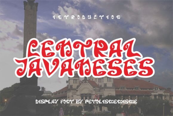 Central Javaneses: A Premium Display Font for Authentic Branding