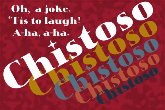 Chistoso: The Playful Display Font for Memorable Branding