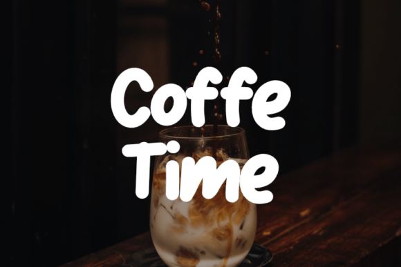 Coffe Time: A Premium Display Font for Editorial Design