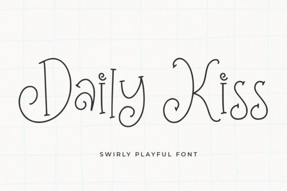 Daily Kiss: A Cute Display Font for Friendly Branding