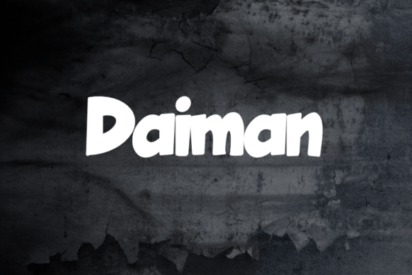 Daiman: A Premium Display Font for Editorial Design