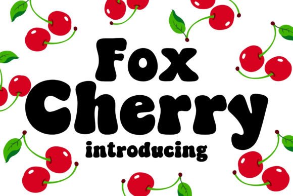 Fox Cherry: The Groovy Display Font for Handmade Shop Branding