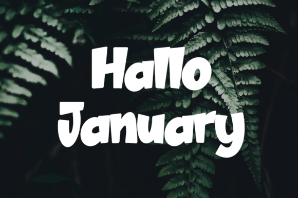 Hallo January: A Bold Typeface for Modern Editorial Design