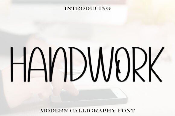 Handwork: A Premium Display Font for Elegant Campaigns