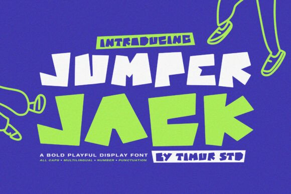 Jumper Jack: The Bold Playful Display Font for Creative Makers