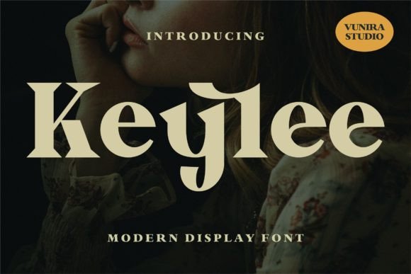 Keylee: A Modern Display Font for Digital Branding