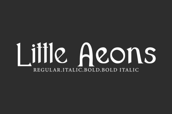 Little Aeons: The Ultimate Display Font for Bold Projects