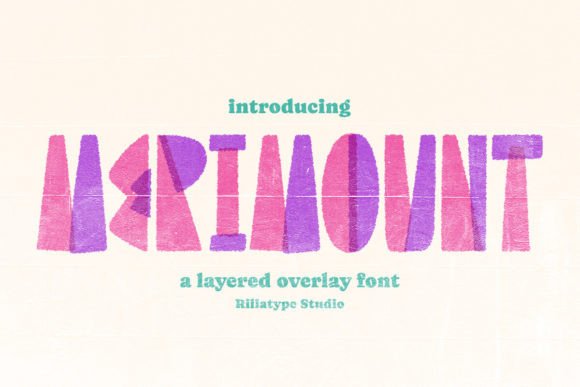 Merimount: The Ultimate Layered Overlay Font for Makers