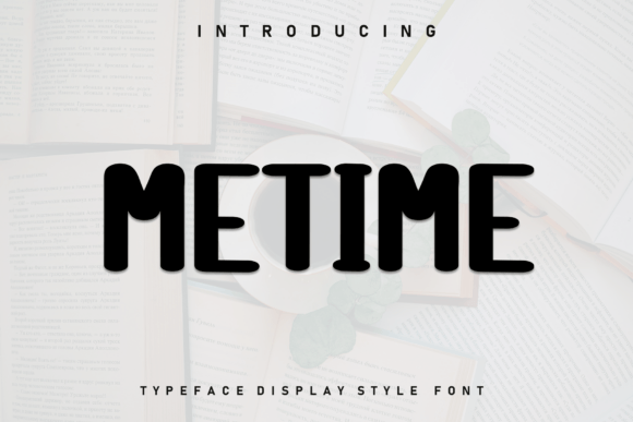 Metime: A Handwritten Display Font for Modern Editorial Design