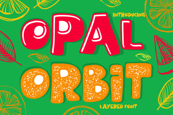 Opal Orbit: The Whimsical Typeface for Vibrant Brand Identity
