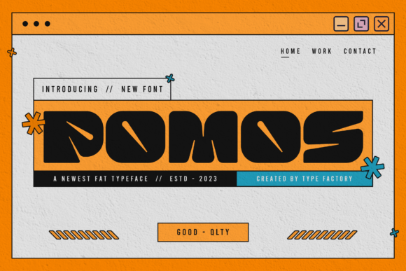 Pomos Typeface: Bold Display Fonts for High-Impact Web Design