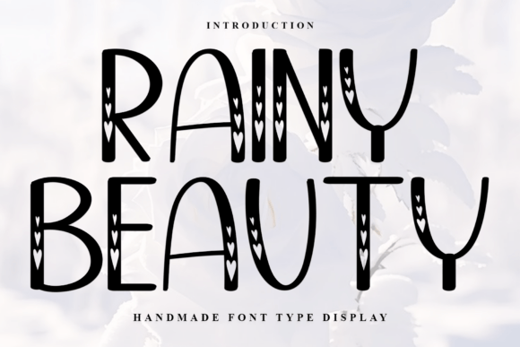 Rainy Beauty: A Warm Display Font for Editorial Design