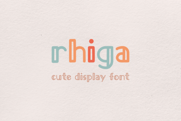 Rhiga: The Perfect Display Font for Unique Branding Projects
