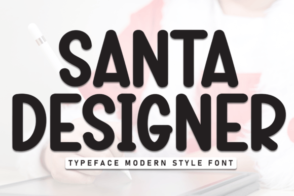 Santa Designer: A Handwritten Display Font for Festive Branding
