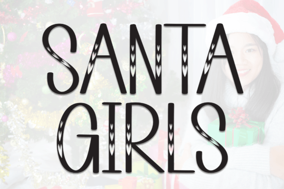 Santa Girls: The Perfect Handwritten Display Font for Makers