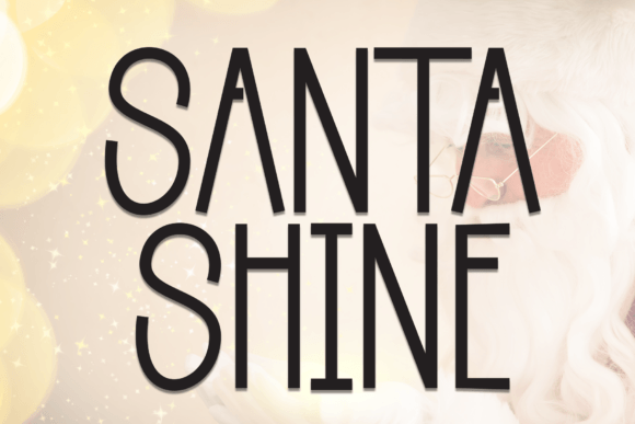Santa Shine: A Jovial Handwritten Display Font for Editorial Design