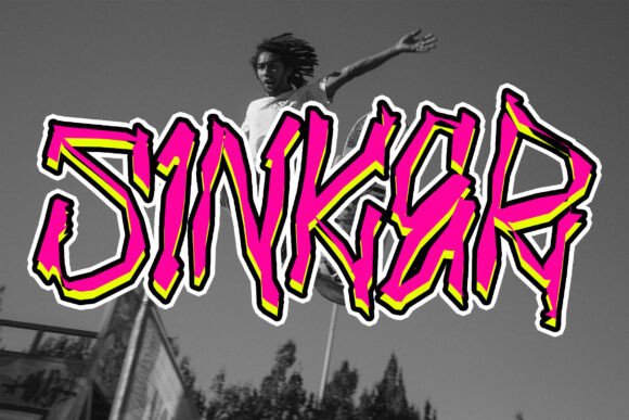 Sinker Font: A Bold Display Typeface for Small Business Branding