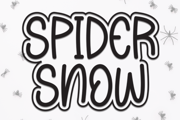 Spider Snow: The Playful Display Font for Creative Makers