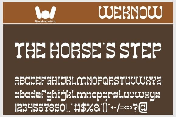 The Horse s Step: A Modern Display Typeface for Bold Branding