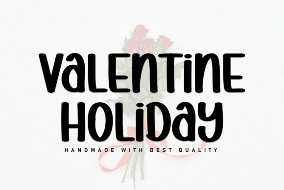 Valentine Holiday: A Handwritten Display Font for Creative Branding