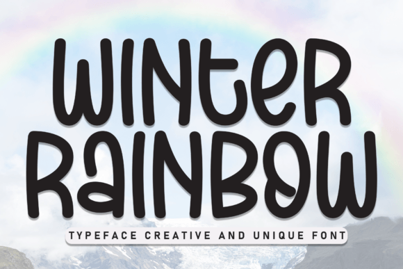 Winter Rainbow: The Handwritten Typeface for Cozy Branding