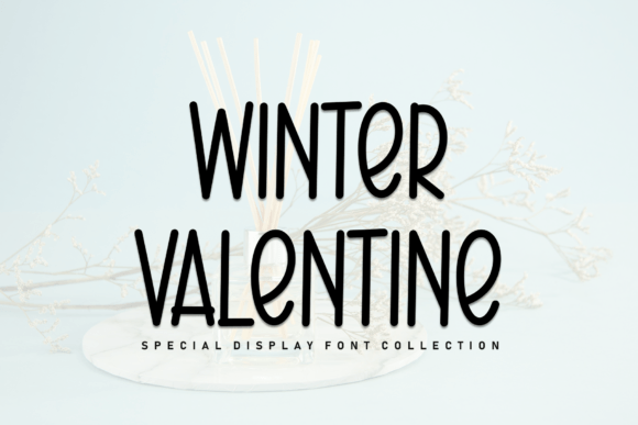 Winter Valentine: A Handwritten Display Font for Creative Makers