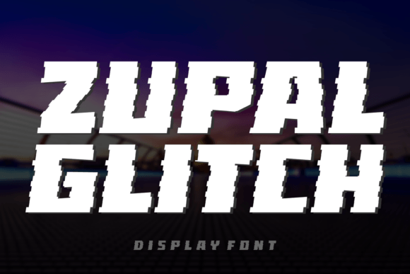 Zupal Glitch: The Bold Display Font for Modern Digital Brands